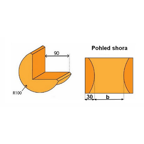 PU - polyuretanová ochrana rohů, typ KW, s magnety