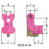 Kontejnerový hák VCH-K 16